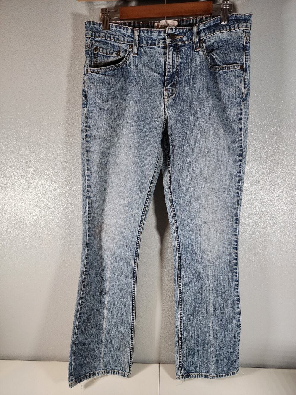 Levi Womens Stretch Low Rise Bootcut Jeans Size 10